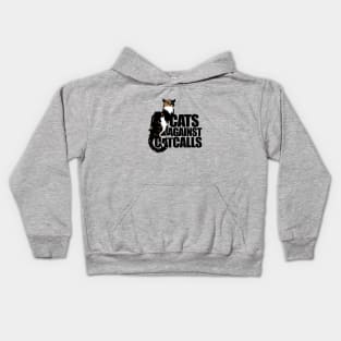 Cats Against Catcalls Kids Hoodie